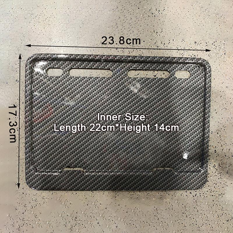 Universal Motorcycle License Plate Frame, Aluminum License Plate Holder Motorcycle Accessories