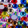 Super Flash Crystal Colored Diamond Nail Glass Diamond, Guomao Flat Bottom A Diamond, Mobile Phone Case Diy Filling Accessories.