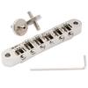 Musiclily Pro Roller Saddle Bridge, 10.4mm Pitch, ABR Tune-O-Matic Bridge for LP Les Paul Electric Guitars, Nickel