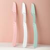 Folding Eyebrow Razor with Anti-Scratch Blade, Safe & Professional Salon Tool, Precise Shaving for Men and Women