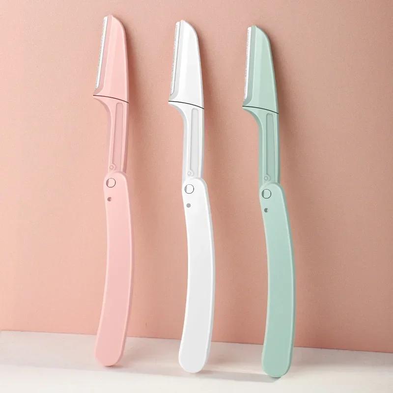 Hot Sale Folding Eyebrow Razor, Anti-Scratch Safe Blade, Professional Salon Shaver, Precise Grooming Tool for Men & Women