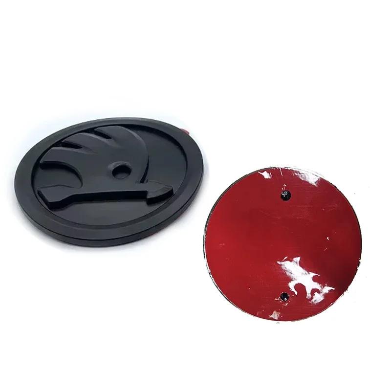 110mm ABS Emblem für SKODA Rapid Yeti Karoq Vision Fabia 1 2 Octavia A7 RS Superb Auto Kopf Vorne Hinten Kofferraum Heckklappe Aufkleber