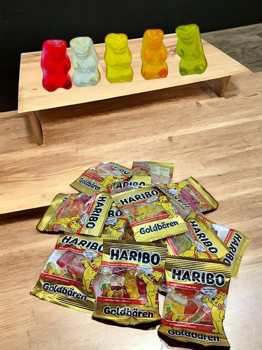 Żelki Haribo 1Kg Owocowe Mini Złote Misie (100Szt X 10G) Niemieckie