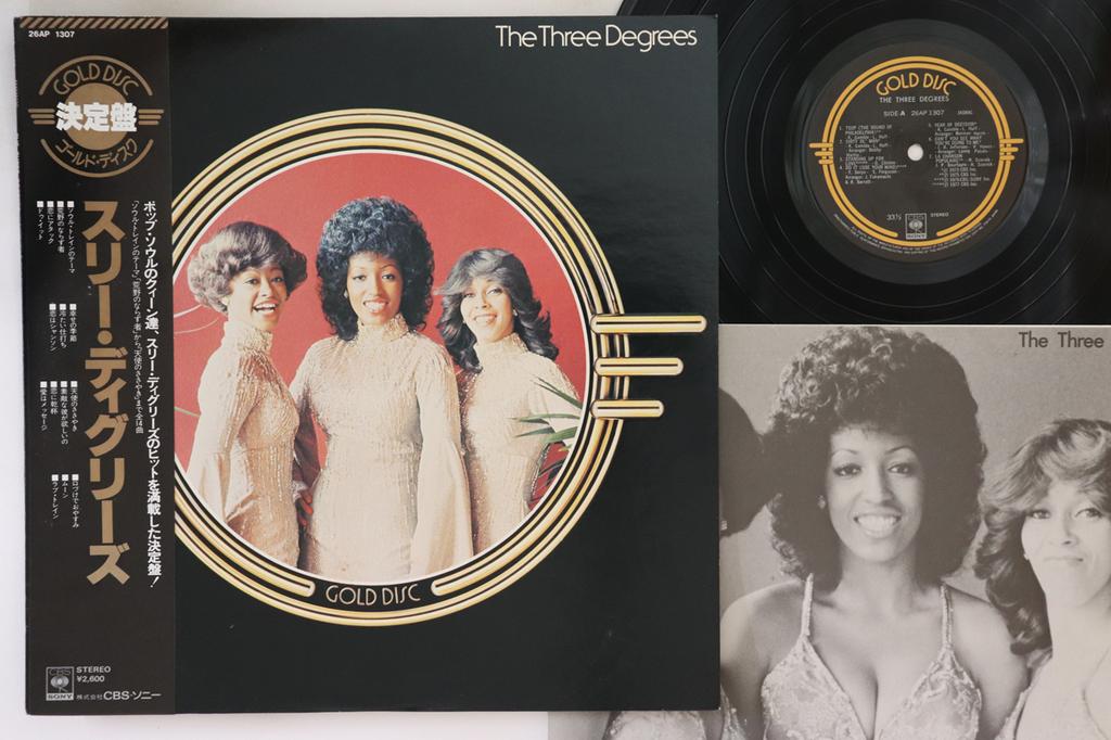 LP Record THREE DEGREES - Three Degrees 26AP1307 CBS SONY 1973 Japan Obi Soul/Funk Used