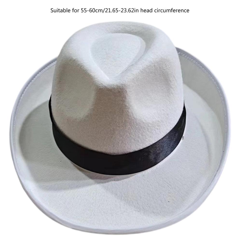 Adult Trilby Hat Breathable British Style Derby Hat Adult Festival Party Festival Magicians Fedoras Hat Elegant Hat