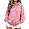 Women's Color Hooded Coat for Fall Winter