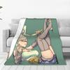 Seiko Ayase Dandadan Weiche Warme Decke Kinder Plüsch Überwurfdecke Muster Sofa Sessel Flanell Tagesdecke Schlafsofa Abdeckung