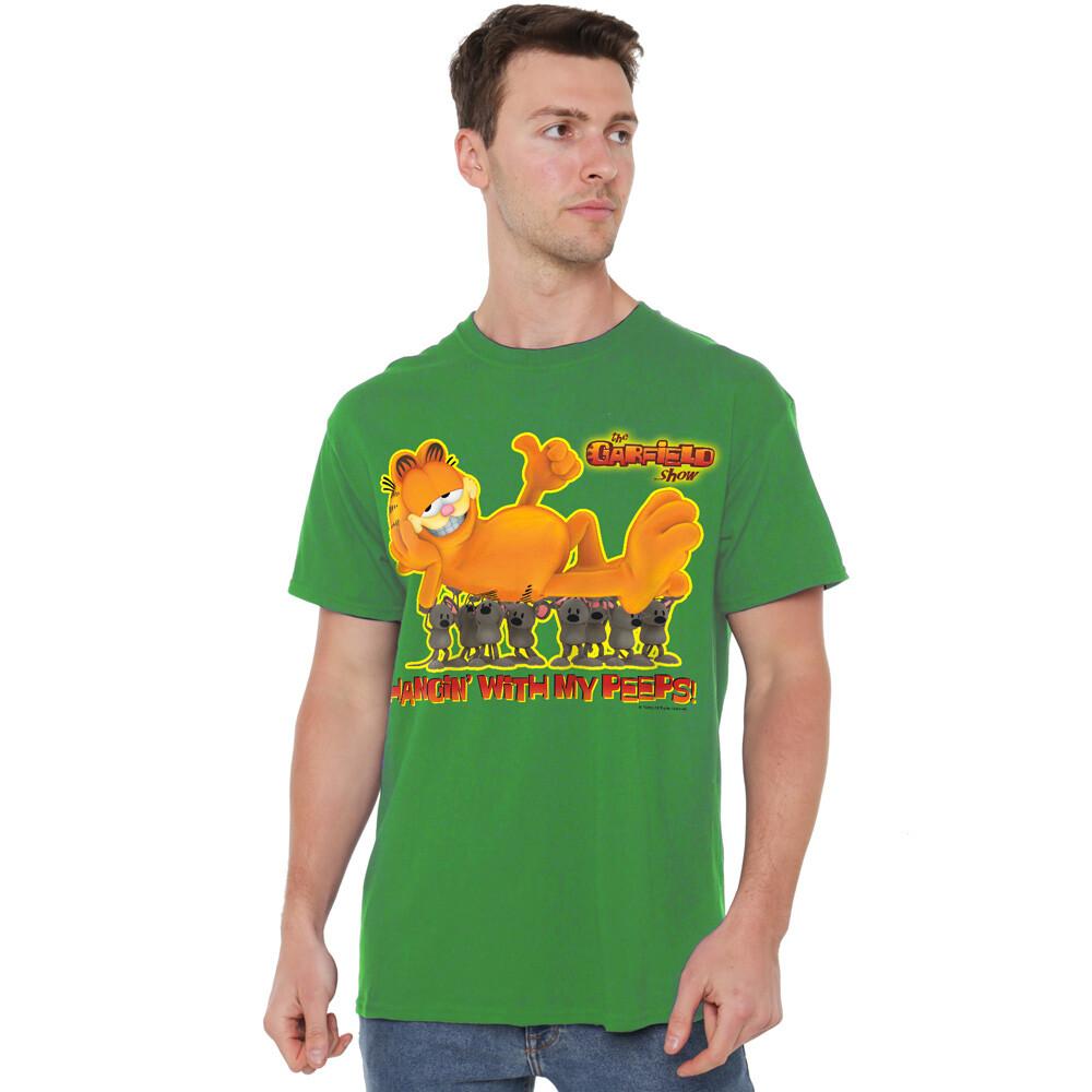 Garfield My Peeps T-Shirt S-4XL Kelly Green S
