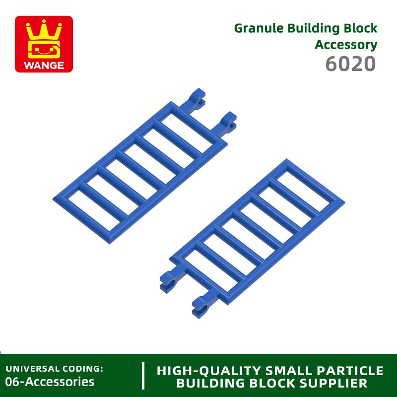 49Pcs/lot 6020 Ladder Construction Bricks MOC City Accessories Works With Blocks Kids Playthings Gift Idea Box