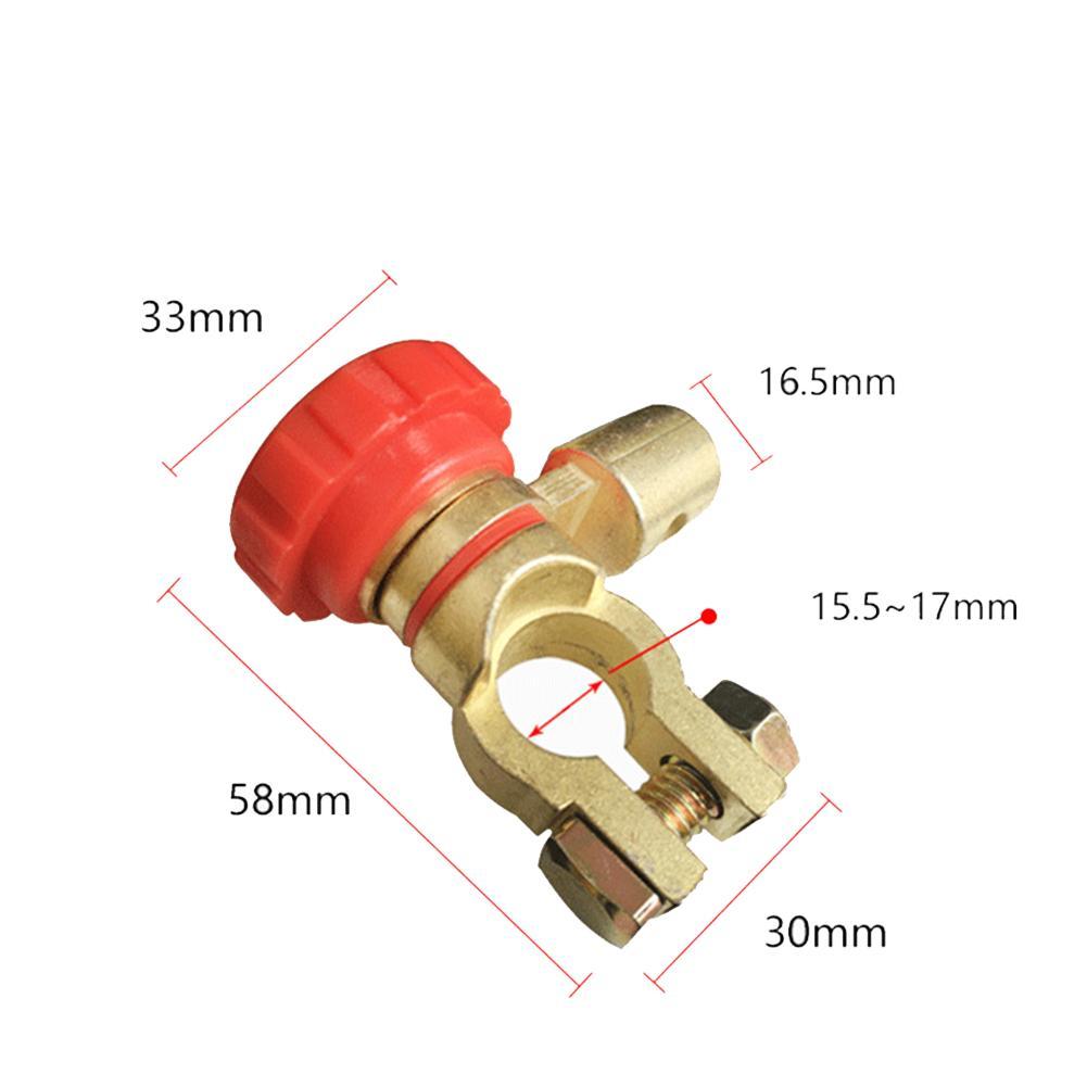 Car Battery Switch Car Battery Power Isolator Cut Off Kill Switch Isolator Switch Car Truck Vehicle Parts Accessories
