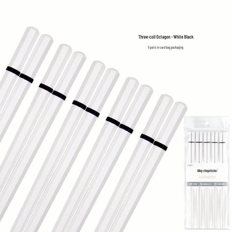 Ru Han Octagonal Alloy Chopsticks