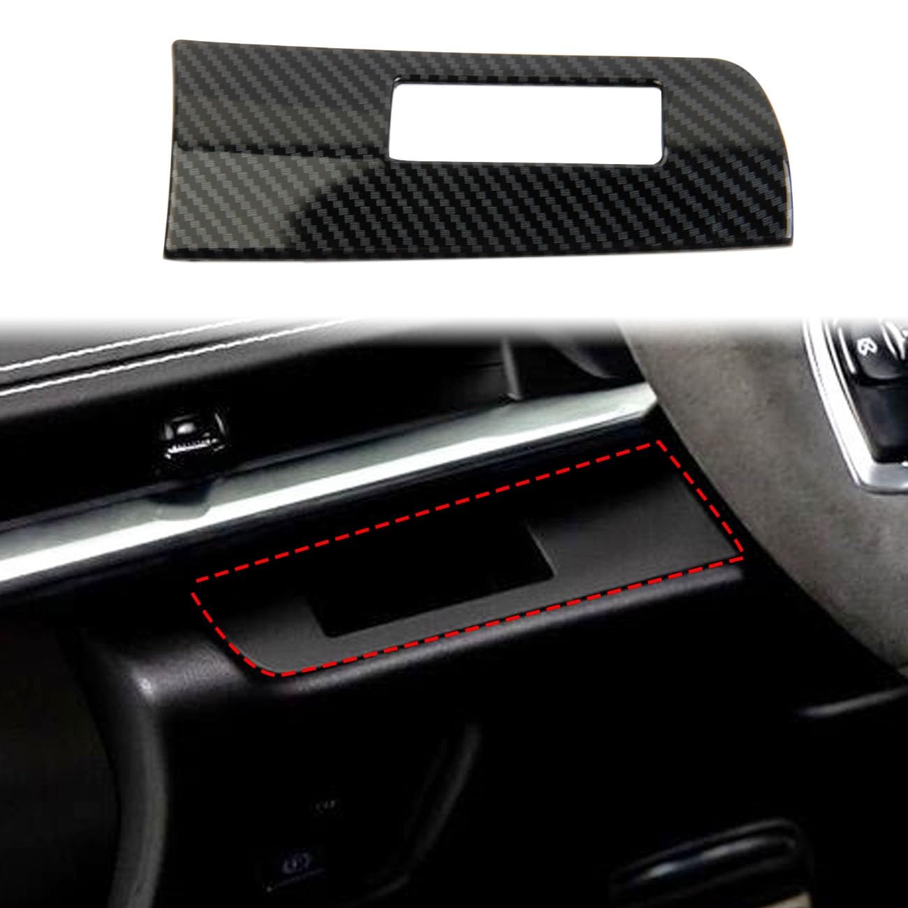 

crosselec Carbon Fiber Style Headlight Switch Button Panel Cover Trims for Chevrolet Corvette C8 2020-2025 (Type 2) type 1