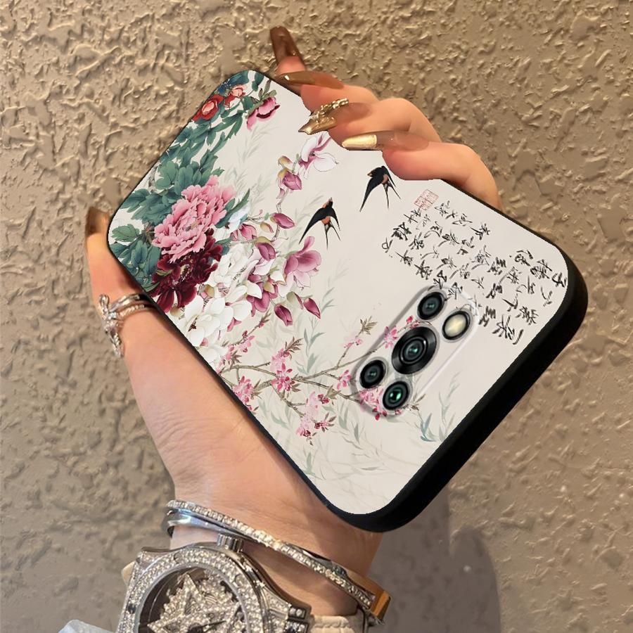 Retro Butterfly Funda Phone Cover Case for Xiaomi Poco F8 C61 M5 C71 C50 F1 C75 X3 X4 X5 X7 Pro F3 M3 M4 M7