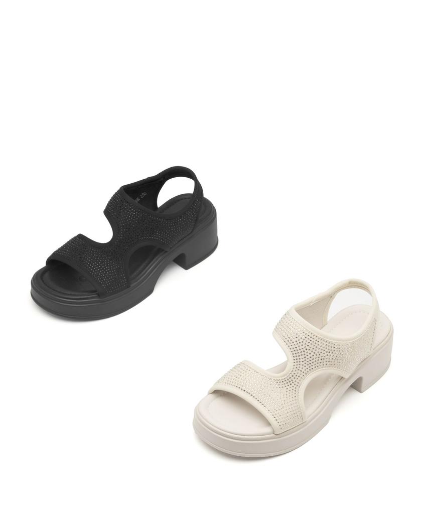 Spur Cloy Neoprene Flatform Sandal 6Cm -Vs9033 (2Color)