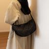 Large capacity women's shoulder bag new trend simple shoulder oblique span bag fashion casual armpit bag