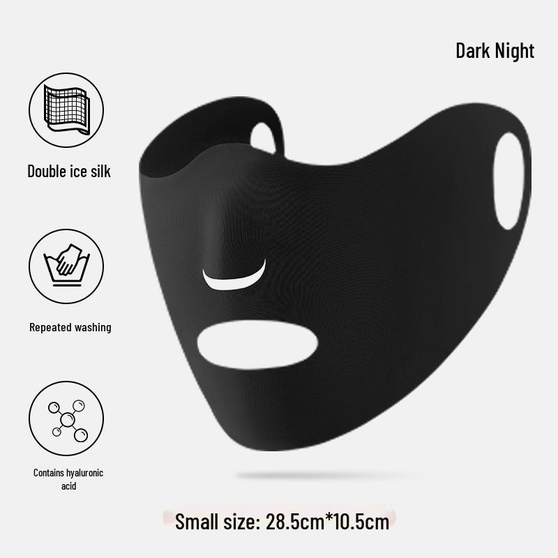 Women's Summer Ice Silk Facekini: UV-Protective Sunshade Mask for Outdoor Activities