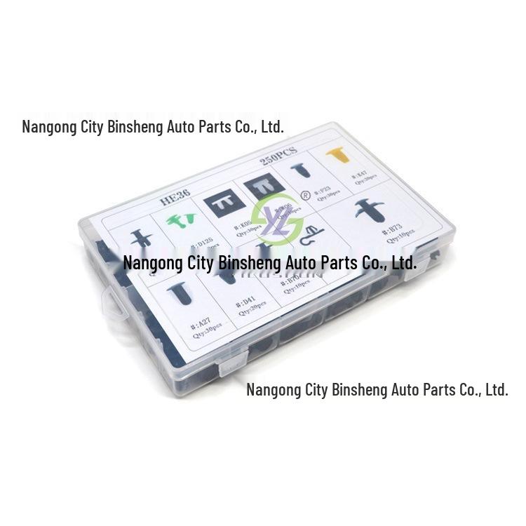 250PCS Safe Grille Quick-Thread Plastic Car Clips (HE36)