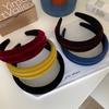 Winter Flannel Headband Non Slip Hair Accessories for Women Fashion Embossed Design Hair Hoops Headbands for Women