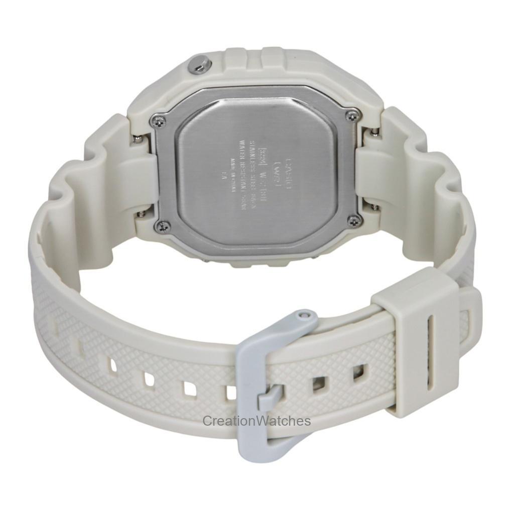 Casio Mládežnické digitální pryskyřičné řemínkové quartzové hodinky W-218HC-8AV unisex