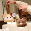 Cartoon Animal Night Light With Plush Toy For Kids Bedroom Decor Gift For Girls And Friends
