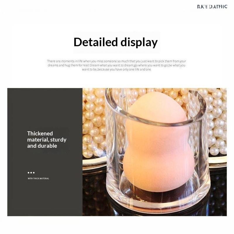 Acrylic Transparent Cosmetic Holder Makeup Brushes Tool Storage Box Case Make-Up Brush Holder Table Organizer Makeup Tool