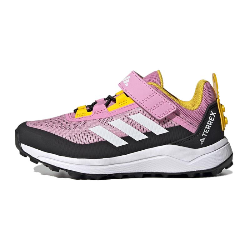LEGO x Adidas Terrex Agravic Flow Abrasion Resistant Low Top Kids' Running Shoes Black Pink Kids' Sneakers IE4972