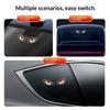 Car-mounted Demon Eye LED Solar Wireless Decorative Warning Light -Interior Window Blinking Neon Light