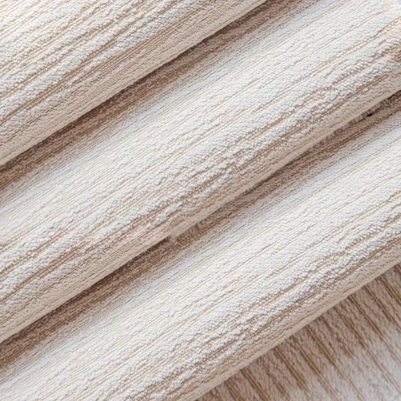 Nordic Universal Chenille Sofa Cover Sofa Pad Solid Color Striped Sofa Mat for Living Room Non-Slip L Shaped Couch Cushion Home
