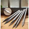 3-Sided Sharp Tungsten Steel Engraving Tool, 2.35mm Shank CNC Carving Knife for Relief, Mold Marking, Precision Engraving