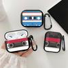 Earphone Cases Cover Case For Airpods 4 2 Pro 1 Pro2 Pro3 3 Color Retro Magnetic Tape