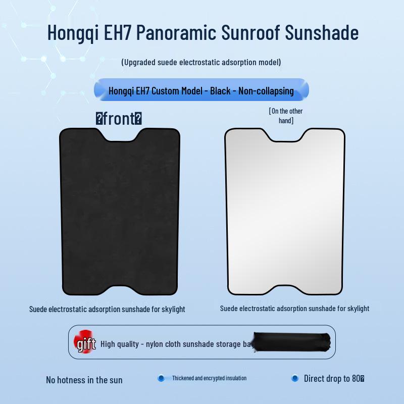 Hongqi 24 EH7 Sunroof Sunshade: Heat Insulation, Privacy, and Sun Protection