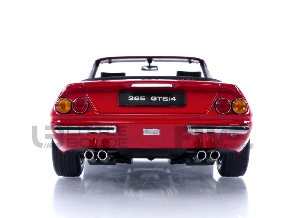 Scale Ferrari 365 GTB Spider Open 1969 Red 1/18 (KKDC180611)