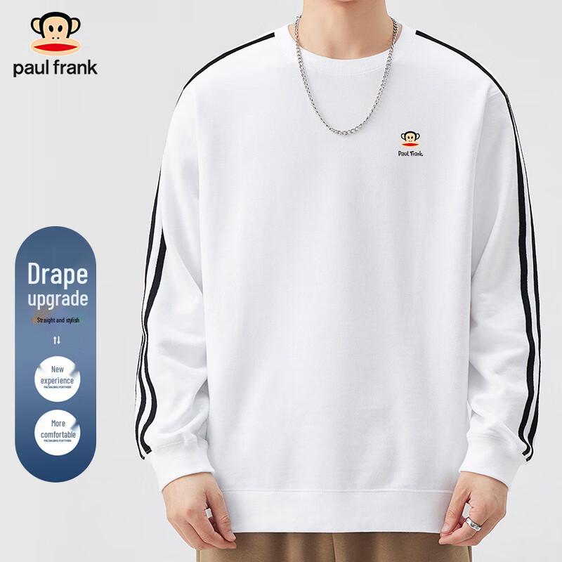 Paul Frank Men's Striped Round Neck Sweatshirt