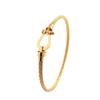 Women Fashion Able Minimalist and Colorfast Bracelet Golden Magnetic Thread Horseshoe Bracelet Titanium Steel Bracelet