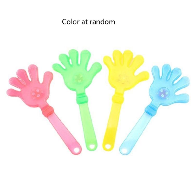 10pcs Lighted Hand Clappers for Parties Decoration Tool Festivals Noise Maker Music Festivals Accessories for Children