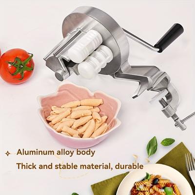 Home Use Small Manual Noodle Maker, Hand Crank Pasta Maker, Italian Pasta Maker