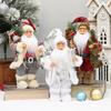 12 Inches Creative Santa Claus Decorations Standing Santa Claus Santa Claus Doll  Party Supplies
