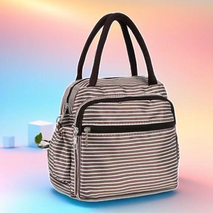 2025 High-End Multi-Pocket Floral Women's Tote Handbag