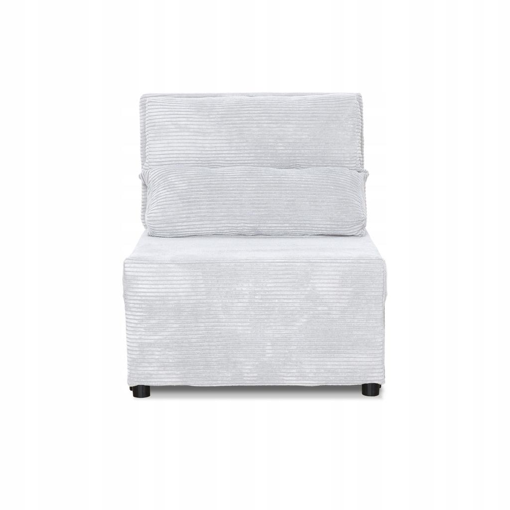 Fold-out Armchair Sleeping Function KIMO Bedding Container Family Furniture Grey