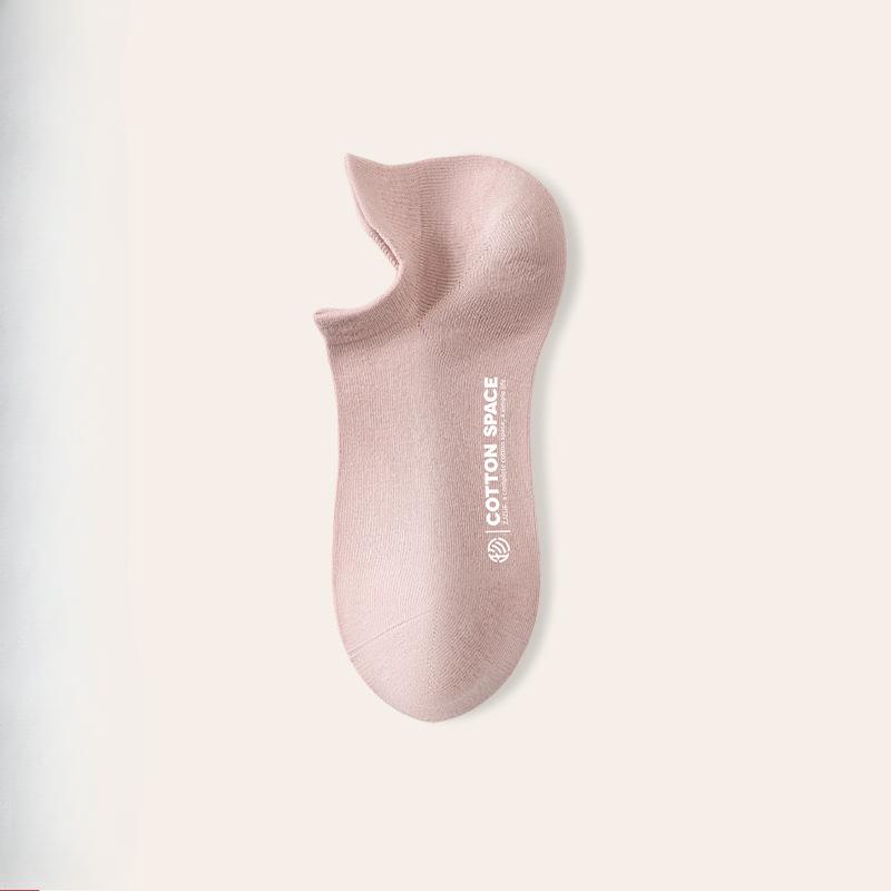 Women's Spring and Summer Invisible Deodorant Antibacterial Anti Pilling Boat Socks
