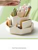 Nine-Grid Rotating Pen Holder, Upgraded Large Capacity, High-End Desktop Organizer, Multifunctional Luxury Storage Box