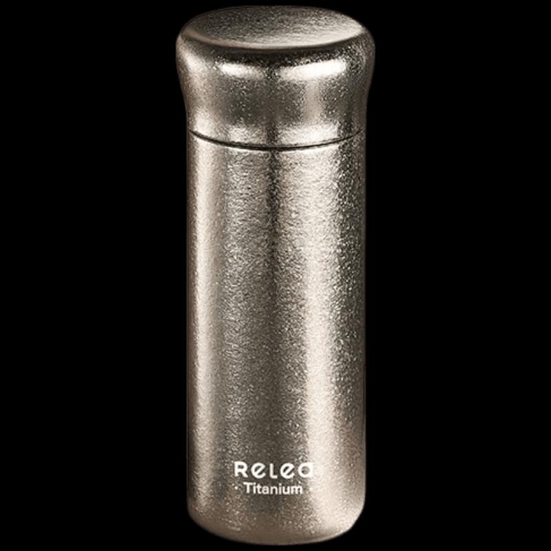 RELEA Pure Titanium Mini Portable Insulated Water Bottle