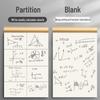Thickened Draft Paper Book for Junior High and High School Students with Sections
