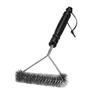 Stainless Steel Non Stick Barbecue Brush, Barbecue Grill Cleaning Tool, Household Outdoor Barbecue Special Accessory Brush