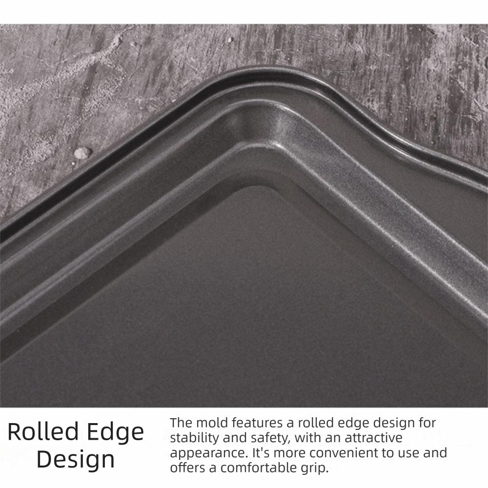 Multi-Purpose Baking Sheet Carbon Steel Bread Cake Mould Restaurant Baking Tray Kitchen