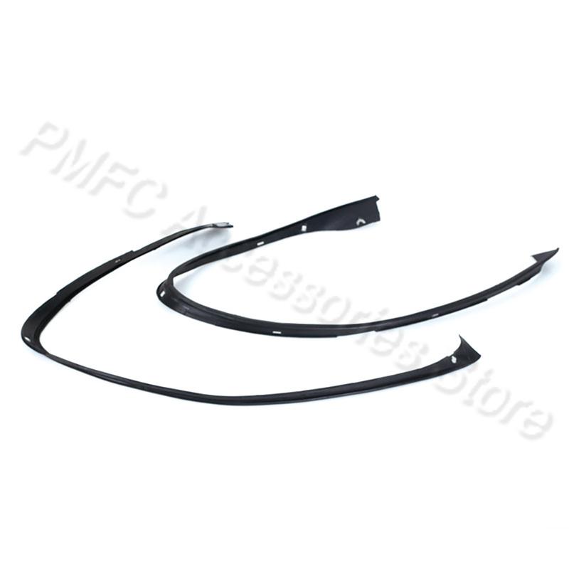 X-CAR Para Porsche Cayenne 2011 2012 2013 2014 Tira de Sellado de Goma para Faro Embellecedor Tira Decorativa para Faro Luces del Coche Carcasa del Coche