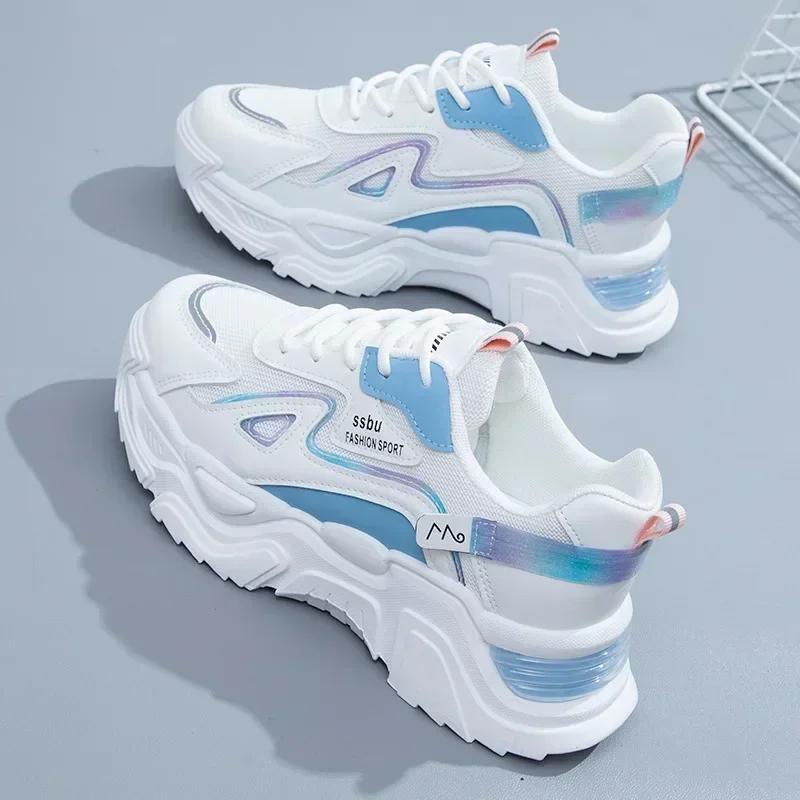 Women's Sneakers Platform Flat Shoes for Woman Shoe Casual Trainers Ladies Chunky lady Sports Shoes 2025 new