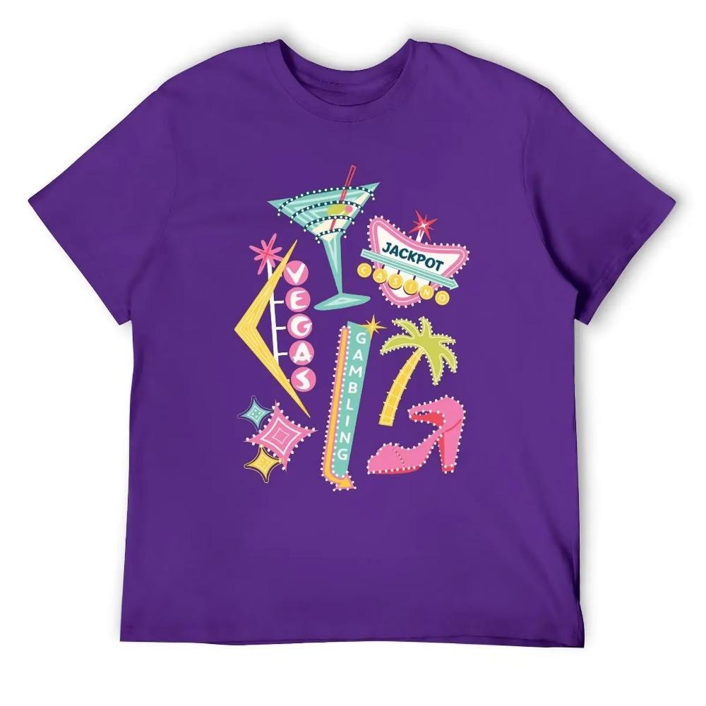 Viva Las Vegas For Sale T-shirt Round Neck Sports Top Tee Top Quality Home Funny Novelty Eur Size