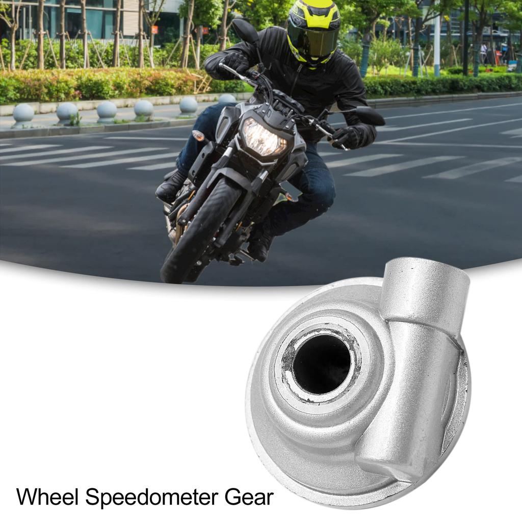 ACROPIX Přední osa motocyklového kola Kotoučová brzda Hnací kolo tachometru pro Suzuki Průměr otvoru 15 mm Stříbrný tón 1 ks