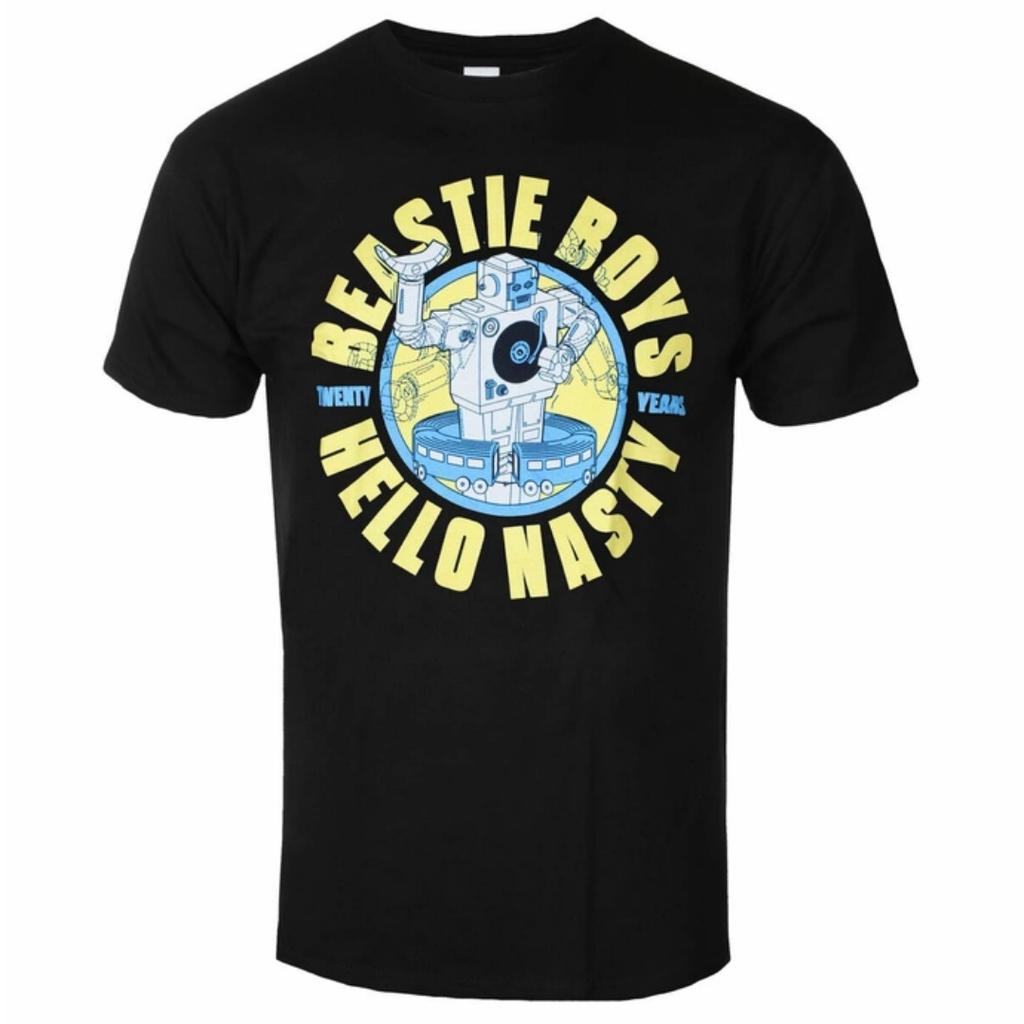 Beastie Boys Nasty 20 Years Art Pattern Hip Hop Band Tshirt Casual Street Style Cotton Tshirt For Unisex And Unisex